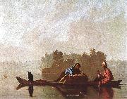 Bingham, George Caleb Fur Traders Going down the Missouri oil painting artist
